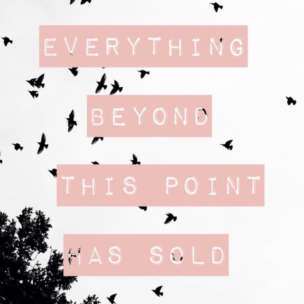 These are gone, but...